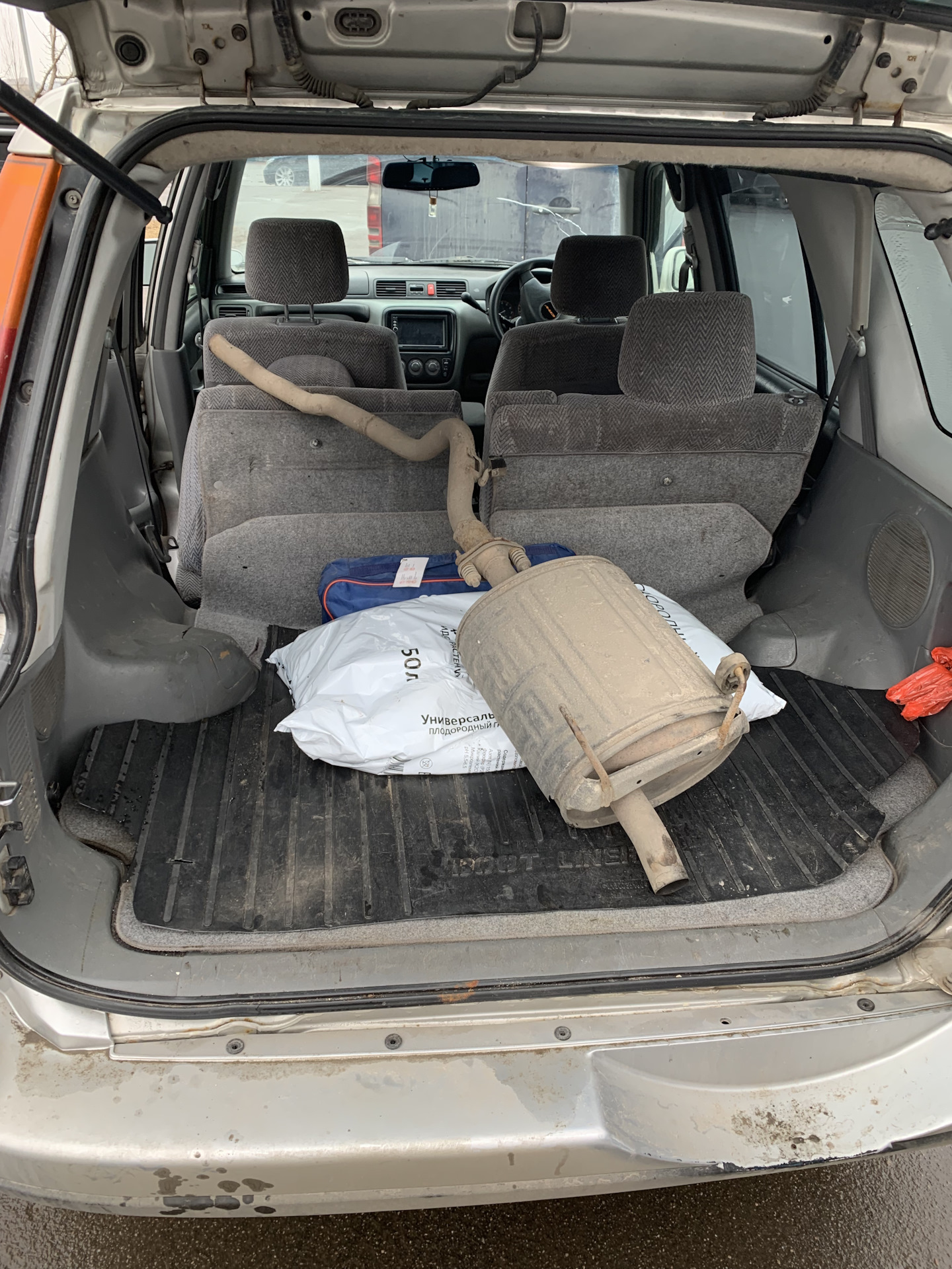 Глушитель, подная переделка в нержавейку — Honda CR-V (RD1/RD2), 2 л ...