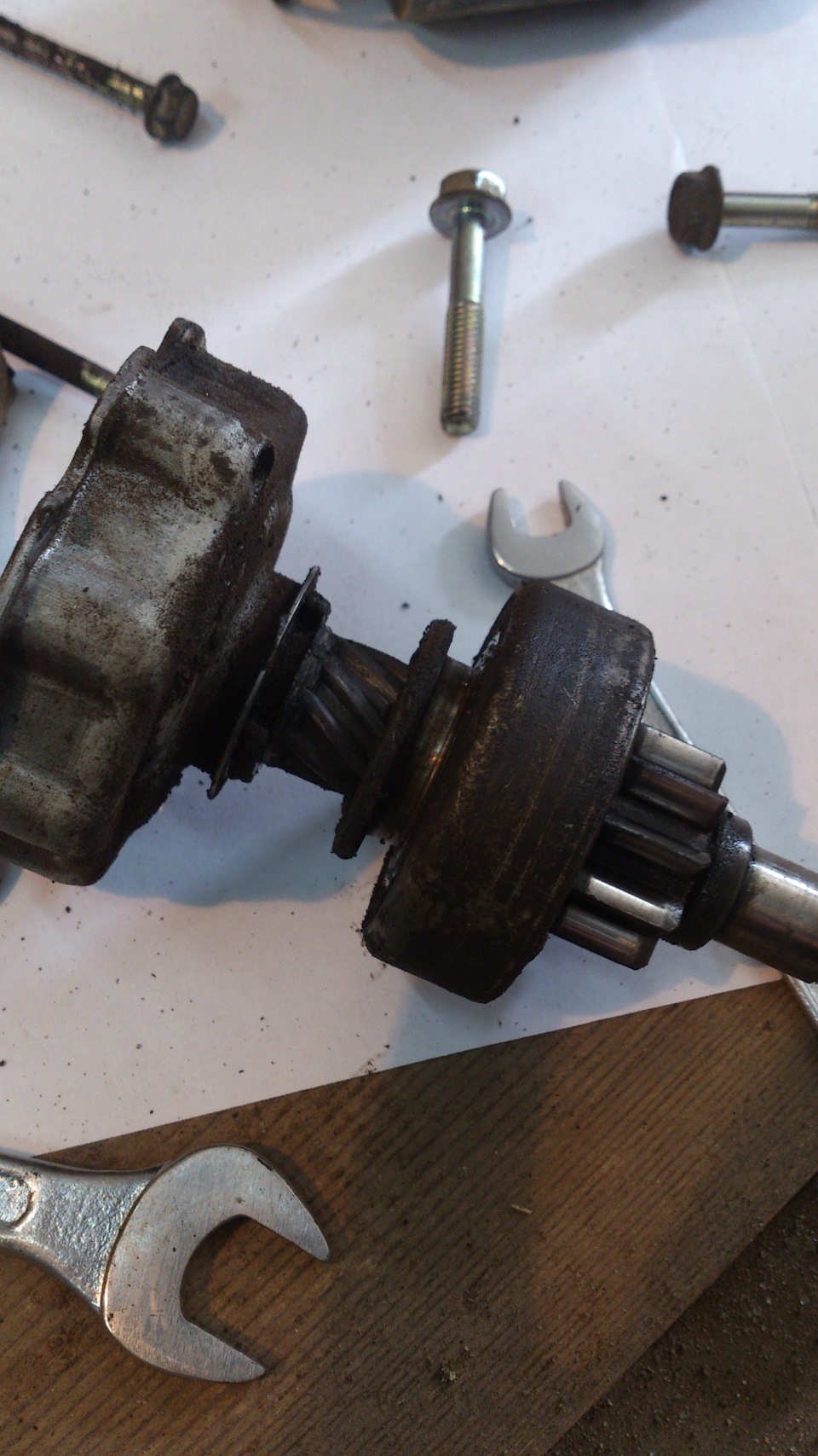 Устранил визг стартера. — FIAT Albea, 1,4 л., 2007 года | своими руками ...