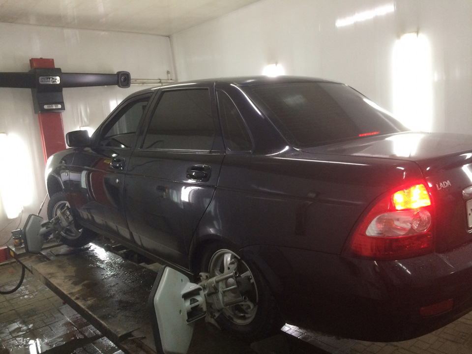 Развал-схождение — Lada Приора седан, 1,6 л, 2010 года | плановое ТО ...