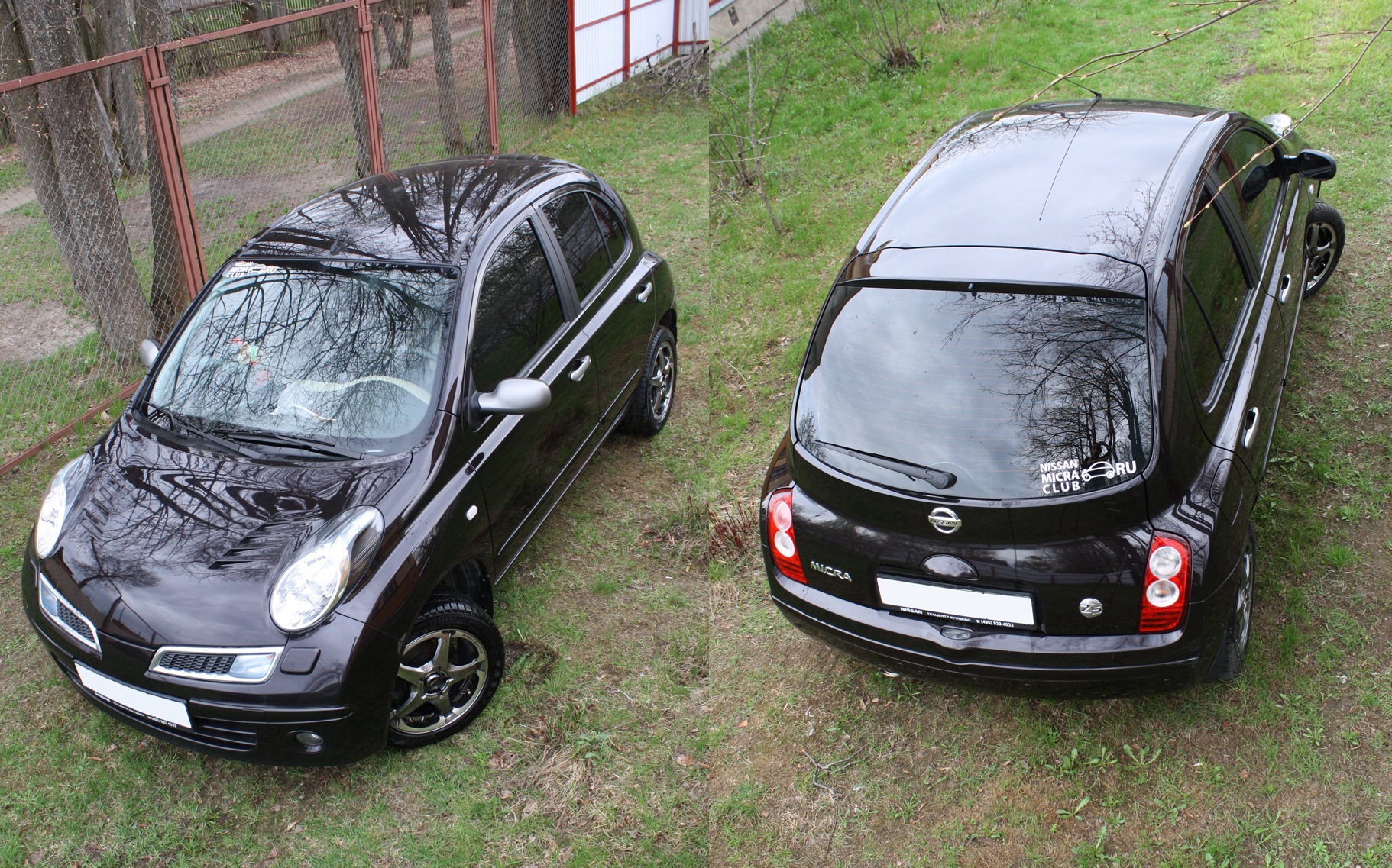 Небольшой весенний фотосет — Nissan Micra (K12C), 1,4 л., 2008 года ...