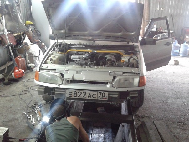Краб дело не приятное ) и не вкусное ( наверно ) :D — Lada 2115, 1,5 л ...
