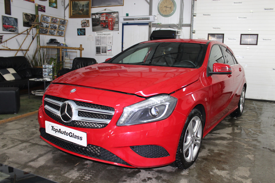 Замена лобового стекла Mercedes-Benz A-class (W176) 2012- — Автостекла ...