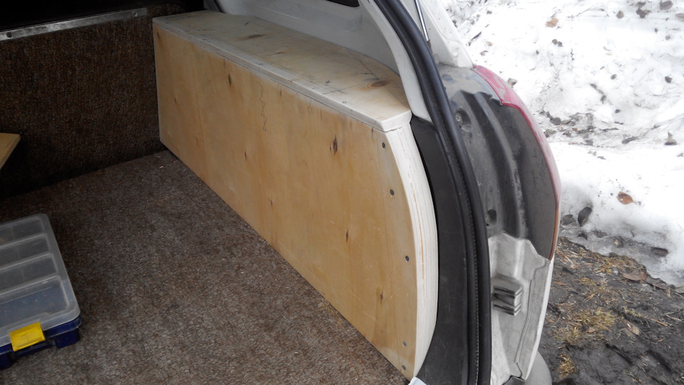 Багажник — трансформер. часть 1 — Nissan AD (Y11), 1,3 л, 2000 года ...