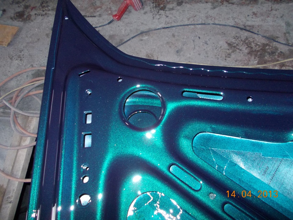 Прокрас крышки богажника — Mercedes-Benz E-class (W124), 2 л, 1987 года ...