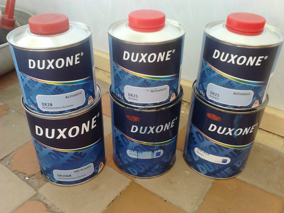 Автоэмаль Duxone 2к палитра