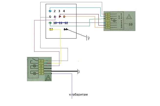 Евроаварийка на ваз 2114 схема