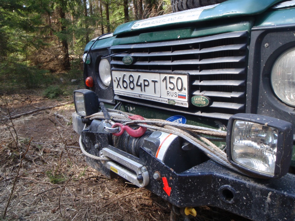 Лебедка RE 8000 — Land Rover Defender (L315/L316), 2,5 л, 1998 года ...