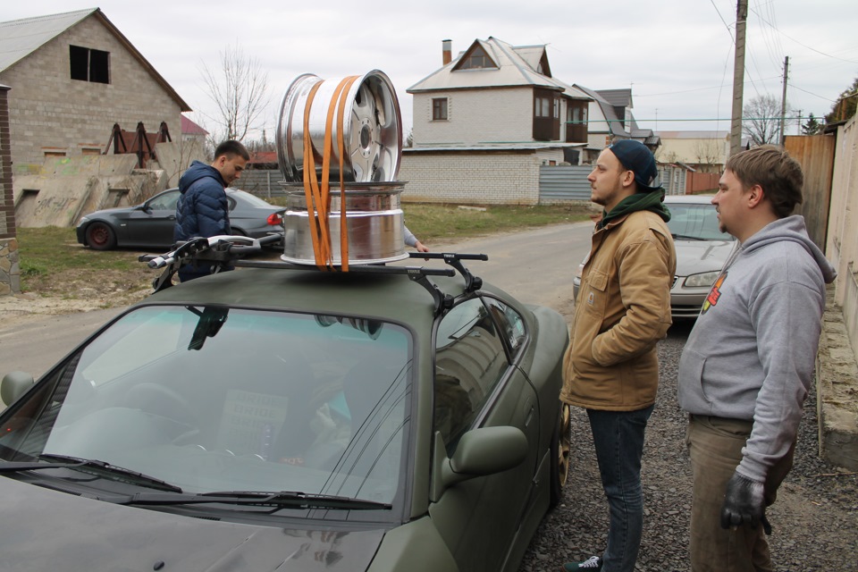 Удаление бордюрки и полировка. — Nissan Silvia (S15), 2001 года ...