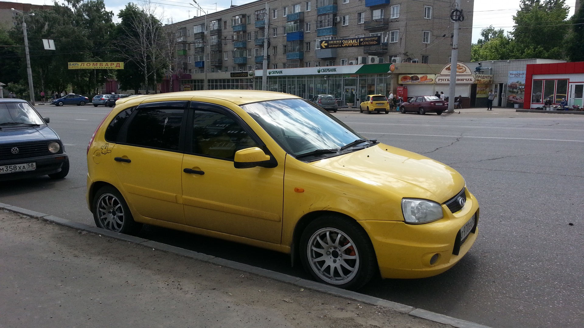 Lada Калина Спорт 1.6 бензиновый 2011 | Желток=) на DRIVE2