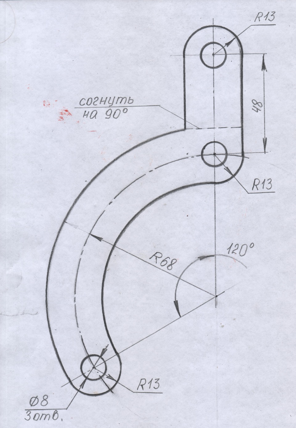 Чертеж капота ваз 2114