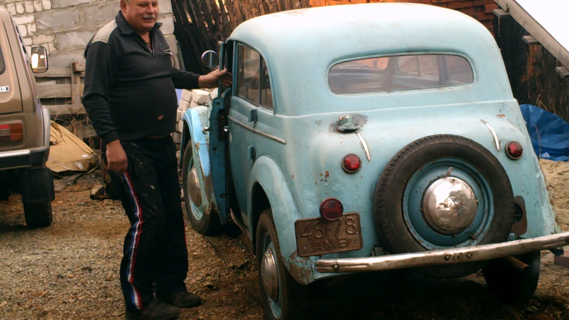 Москвич 401 1.1 бензиновый 1954 | Голубая мечта. на DRIVE2