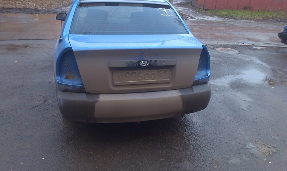 вот решил изменить задние фары — Hyundai Accent (3G), 1,5 л, 2005 года ...