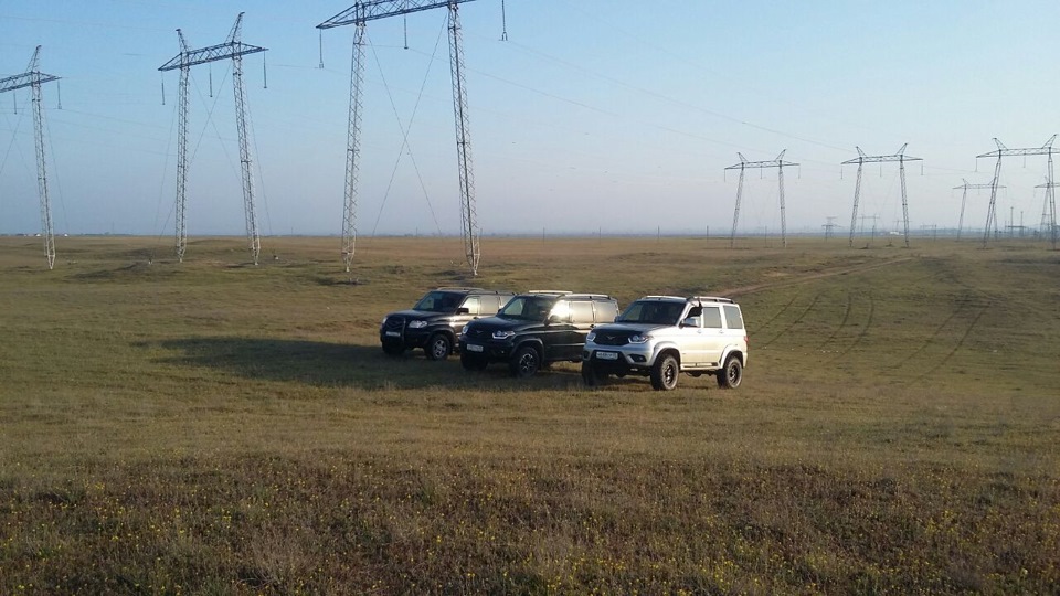 Выгул Патриотов в окрестности города (часть 1) — УАЗ Patriot, 2,7 л ...