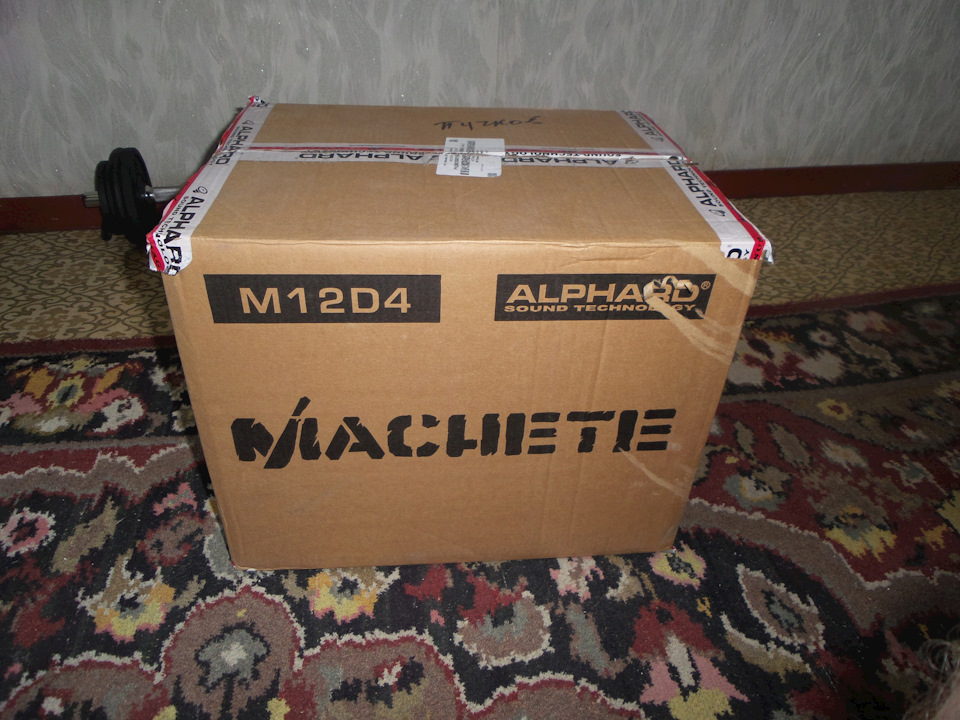 Alphard Machete M12D4 — Lada 2113, 1,6 л, 2008 года | автозвук | DRIVE2