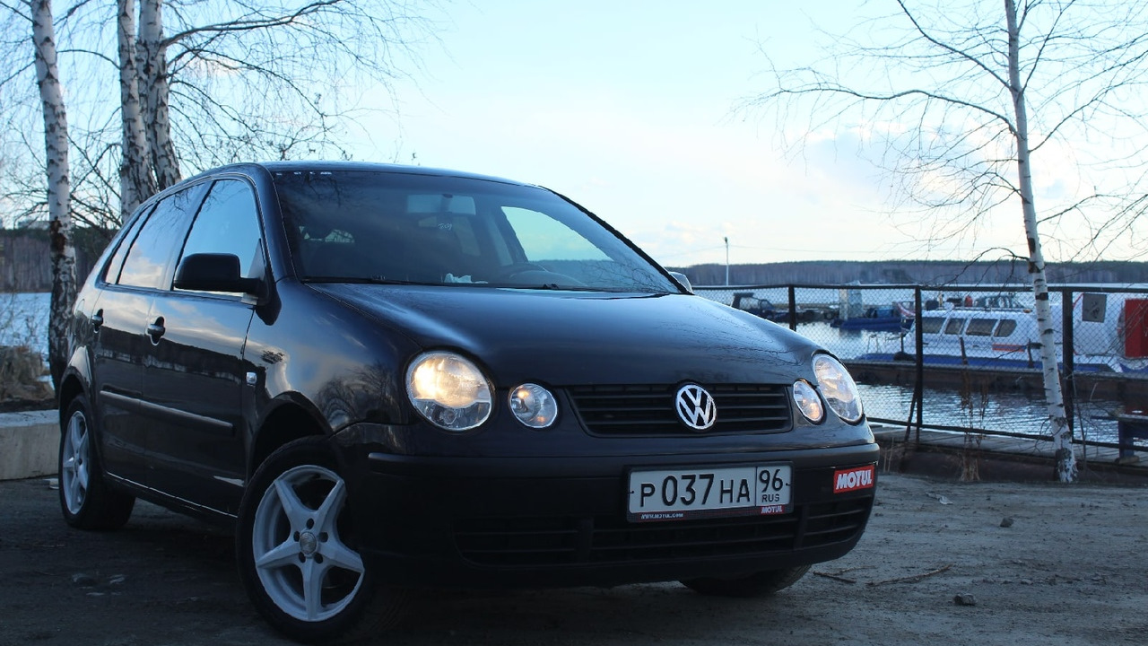 Volkswagen Polo Mk4 1.2 бензиновый 2004 | Чёрная иностраночка на DRIVE2