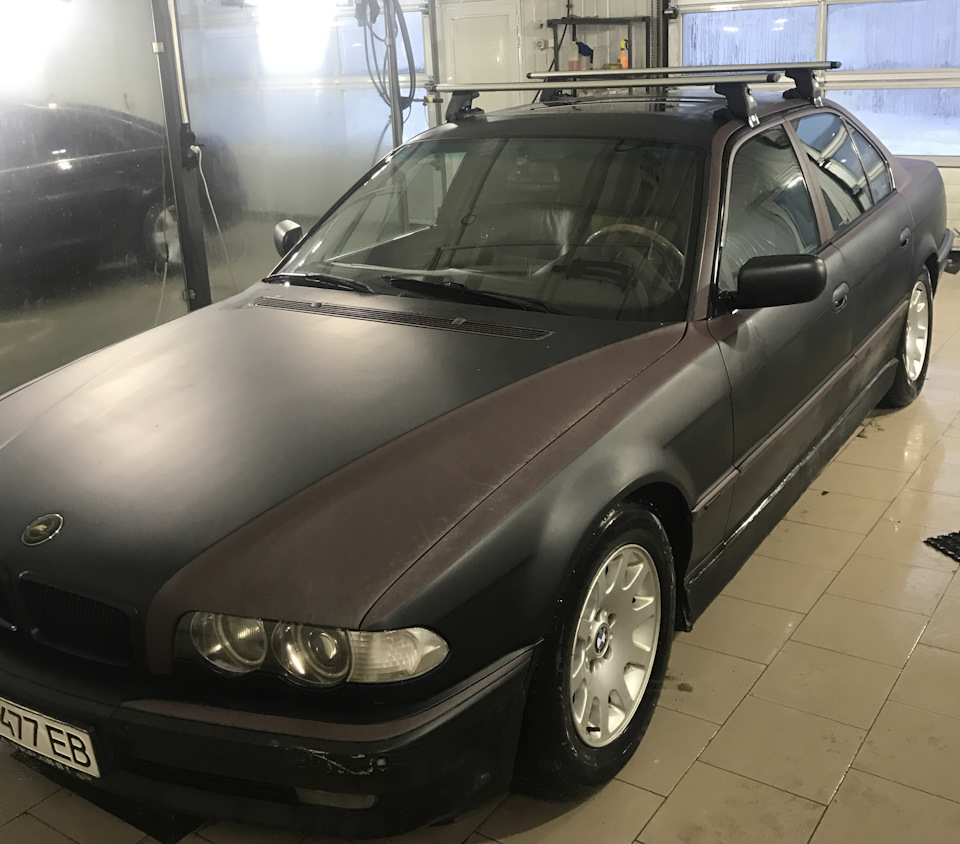 Спустя год молчания. E38 740i покраска — BMW 7 series (E38), 4,4 л, 1997  года | своими руками | DRIVE2