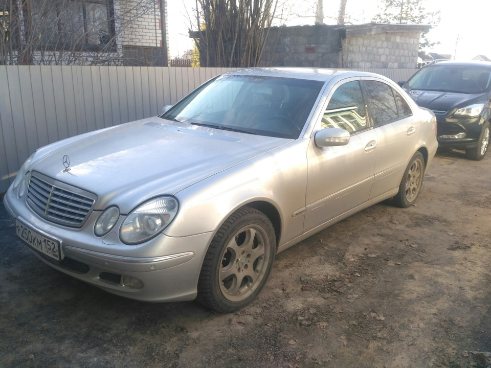 Новые тапочки на лето) — Mercedes-Benz E-Class (W211), 5 л, 2002 года ...
