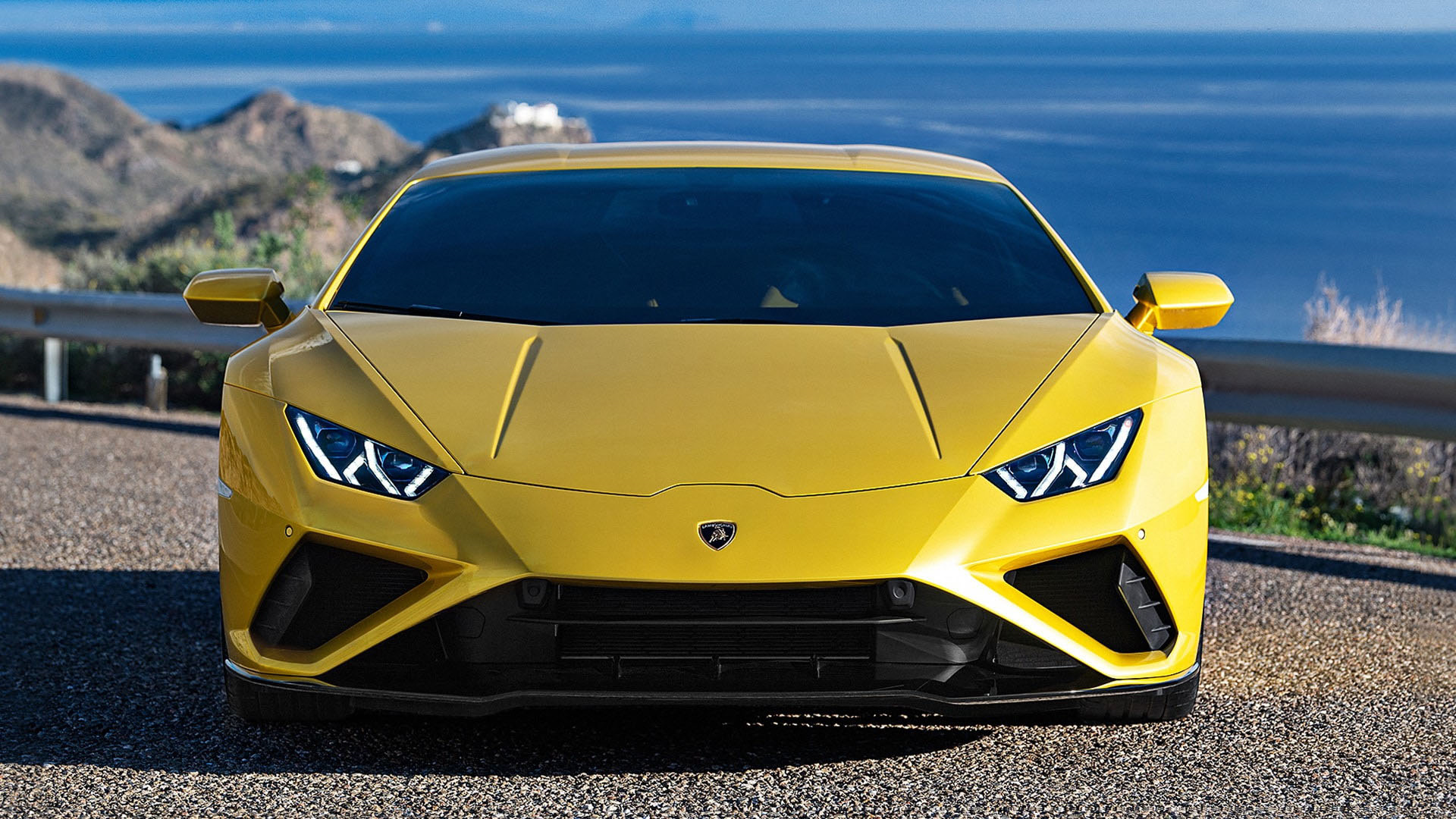 Lamborghini Huracan желтая