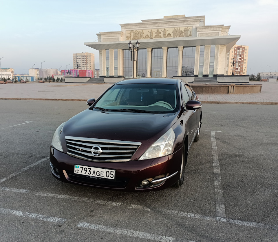 Развал и замена пыльников Рул.тяги — Nissan Teana (J32), 2,5 л, 2008 ...