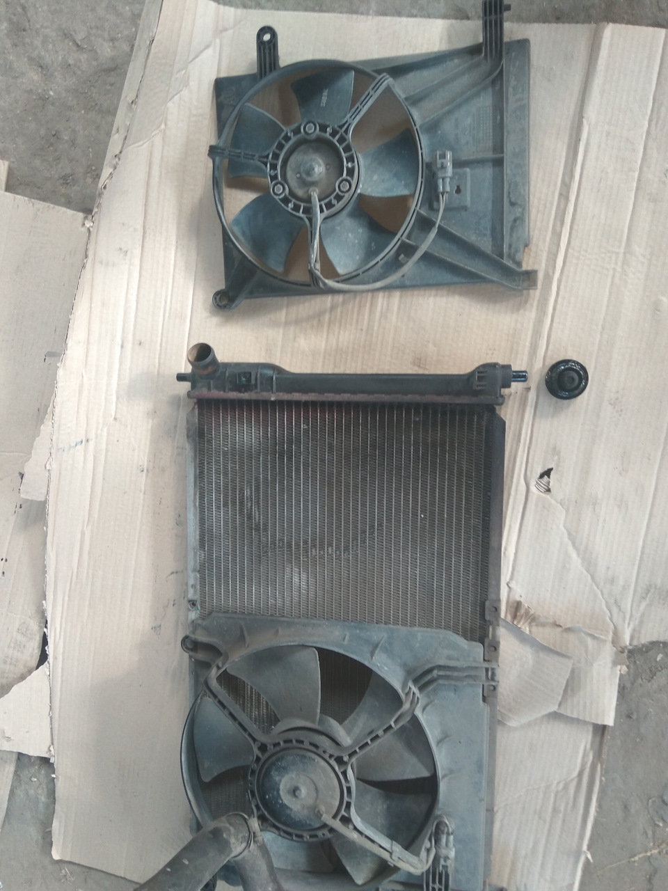 Замена радиаторов кондиционера и основного на Lanos