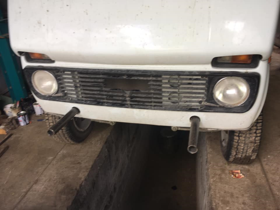 Ваз 2121 Нива. Установки лебедки на передний бампер. — DRIVE2