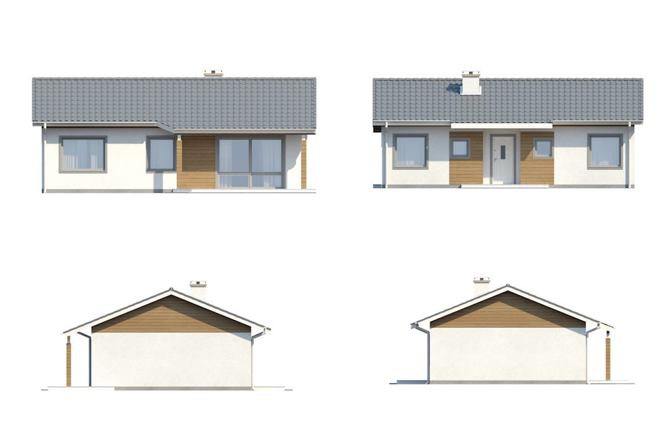 Проект одноэтажного дома z7