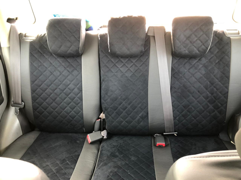 Чехлы "Автопилот" (Алькантара Ромб + Эко-кожа) — Suzuki SX4 (1G), 1,6 л ...
