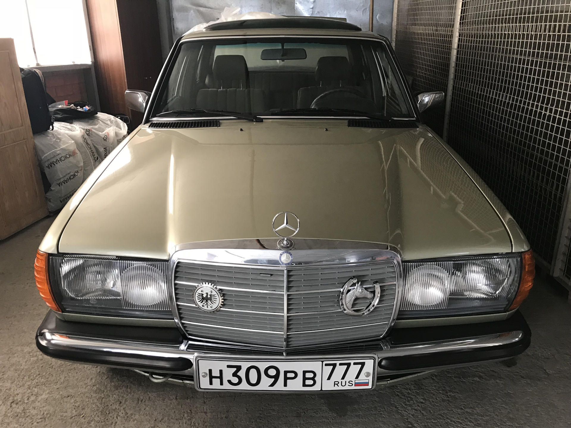 Подкова на гриль W123 — Mercedes-Benz W123, 2,3 л, 1984 года | аксессуары |  DRIVE2