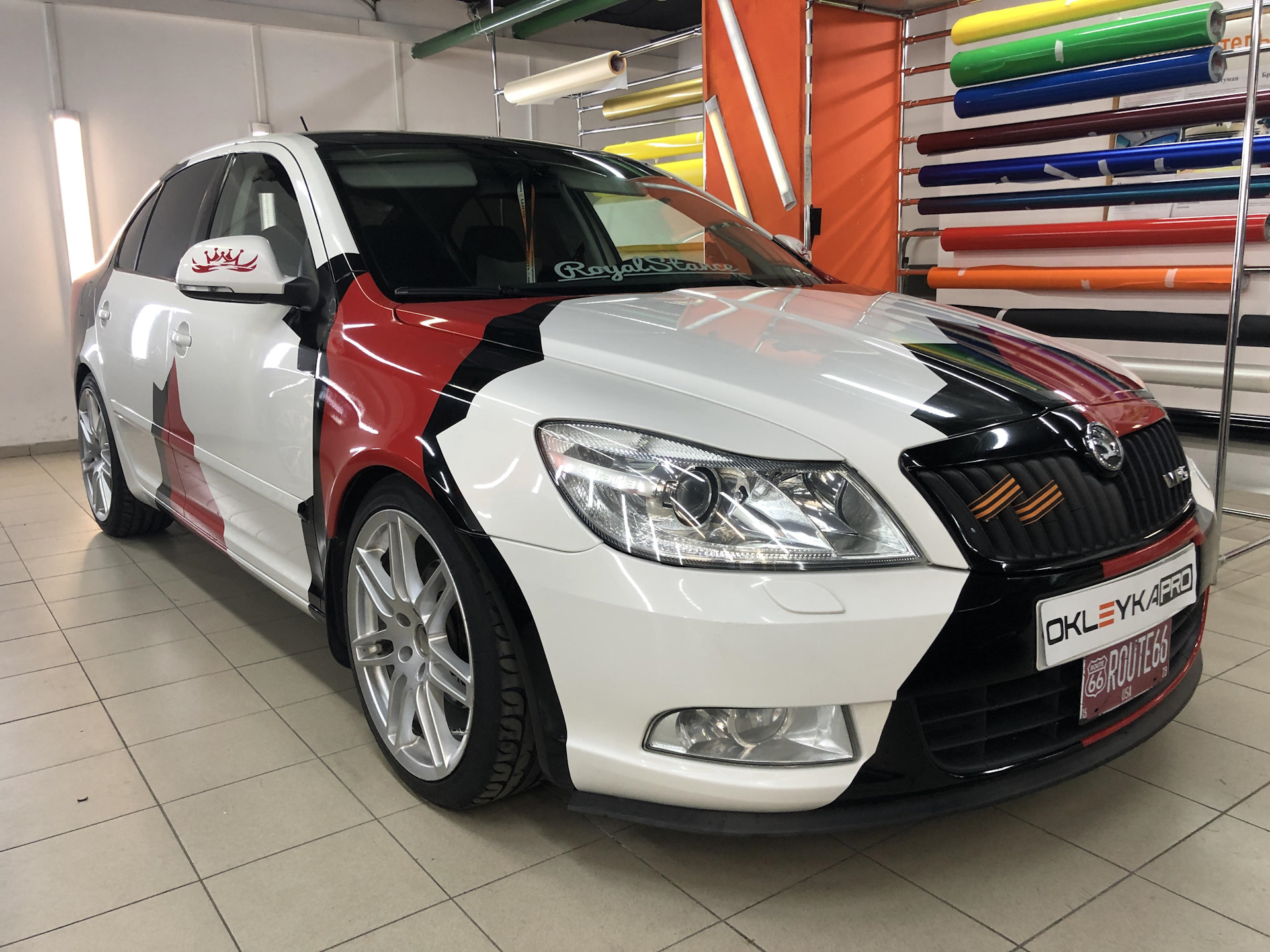 Skoda Octavia RS камуфляж