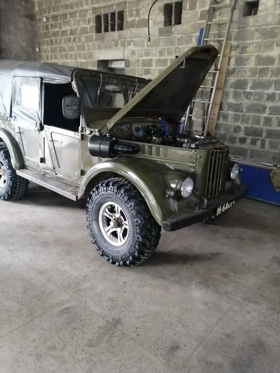 Шноркель (черновой вариант) — ГАЗ 69A, 2,4 л, 1970 года | другое | DRIVE2