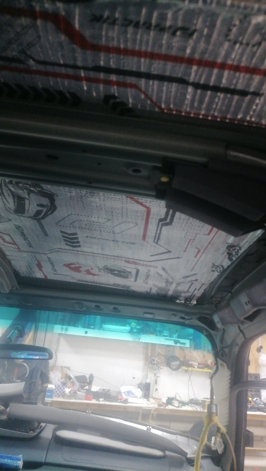 Ремонт молдингов крыши и шумоизоляция — Subaru Forester (SG), 2 л, 2006 ...