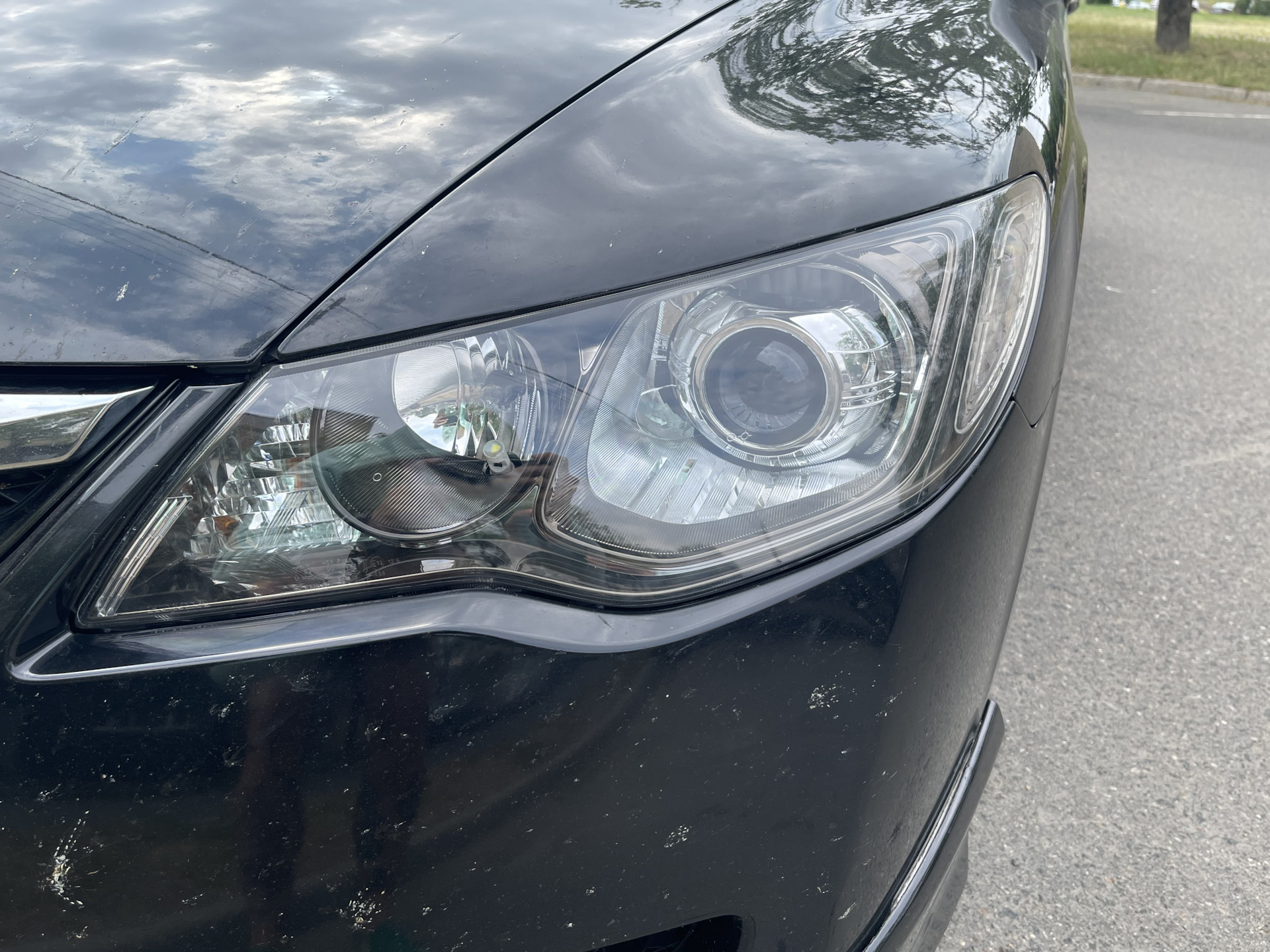 Новые фары — Honda Civic 4D (8G), 1,3 л., 2010 года | тюнинг | DRIVE2