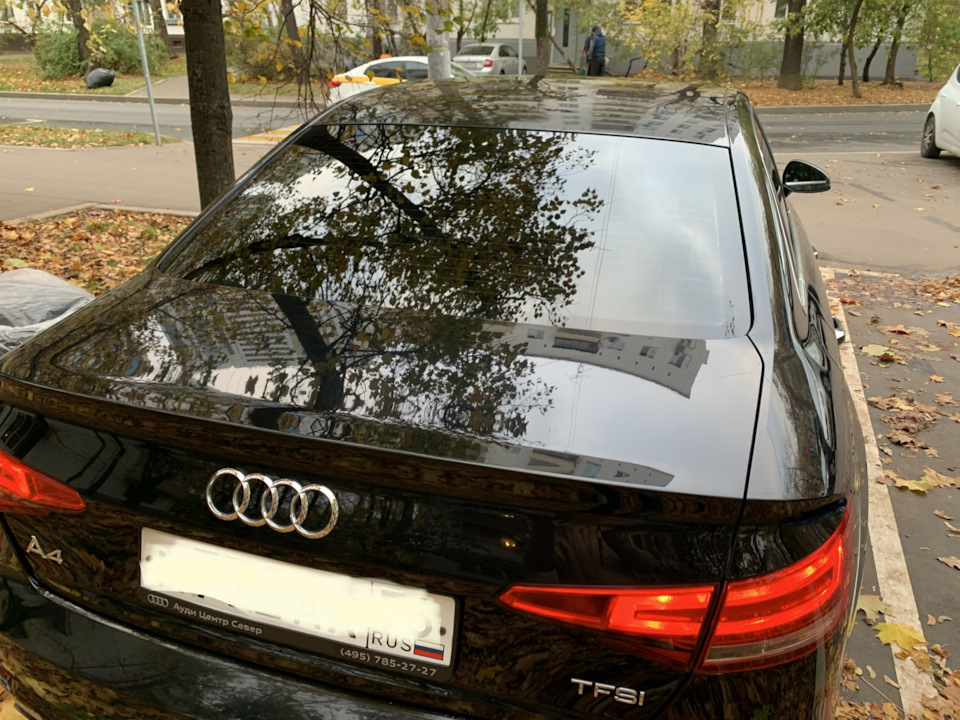 Тонировка и переобувка на зимнюю резину — Audi A4 (B9), 1,4 л, 2016 ...