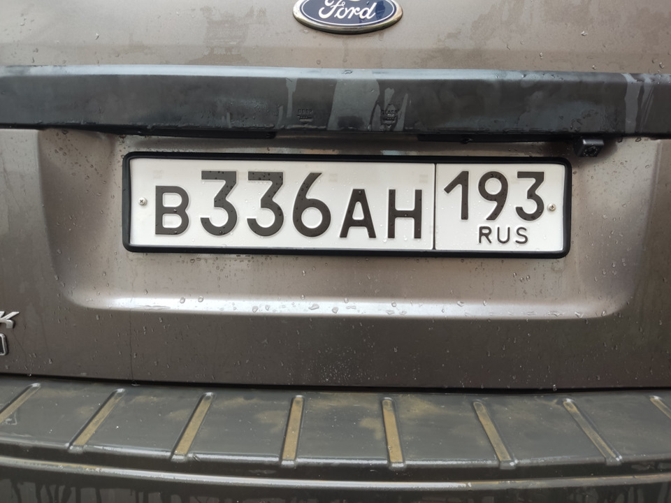 Магнитные номера — Ford Maverick II, 2,3 л, 2004 года | аксессуары | DRIVE2