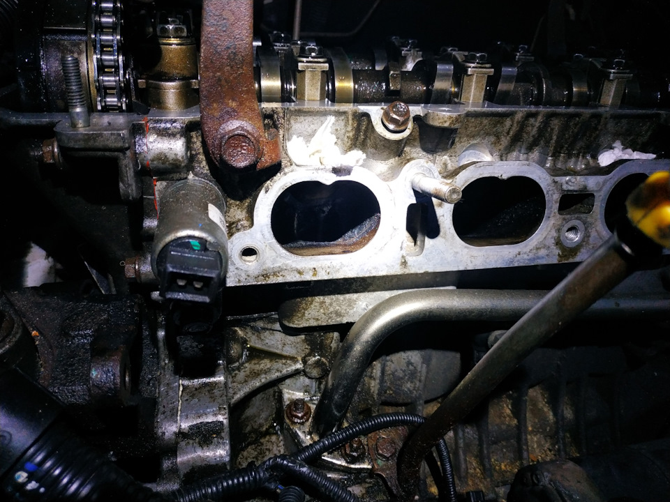 Установка ГБЦ без снятия цепи. — Geely Emgrand EC7 FE-1, 1,5 л, 2013 ...