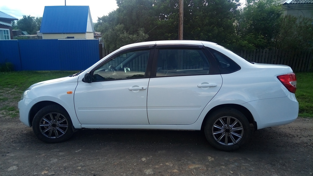 Диски "Камрики" R14.Сбылась мечта. — Lada Гранта, 1,6 л, 2014 года ...