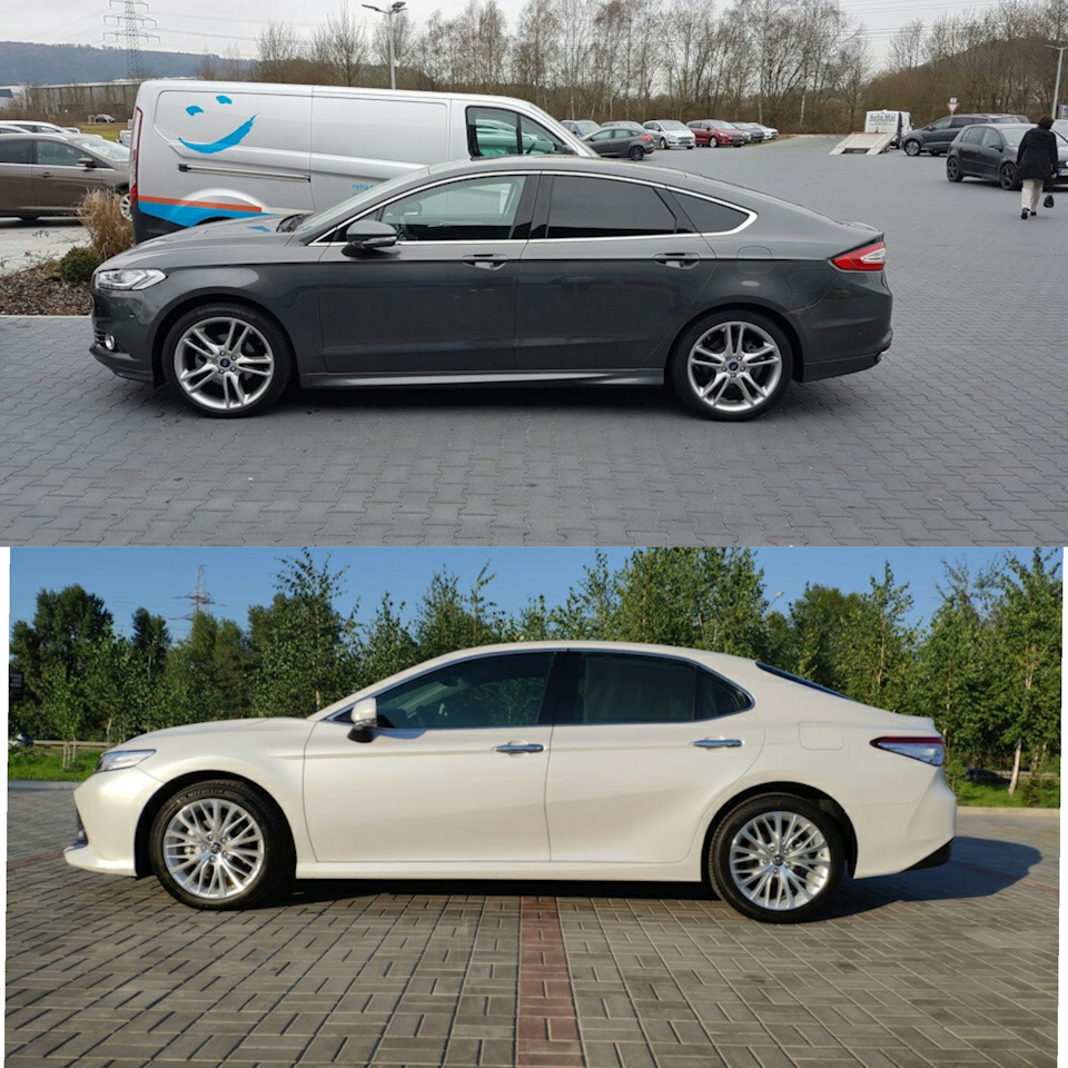 фото сравнение внешнего вида.мондео и камри — Ford Mondeo V, 2,5 л ...