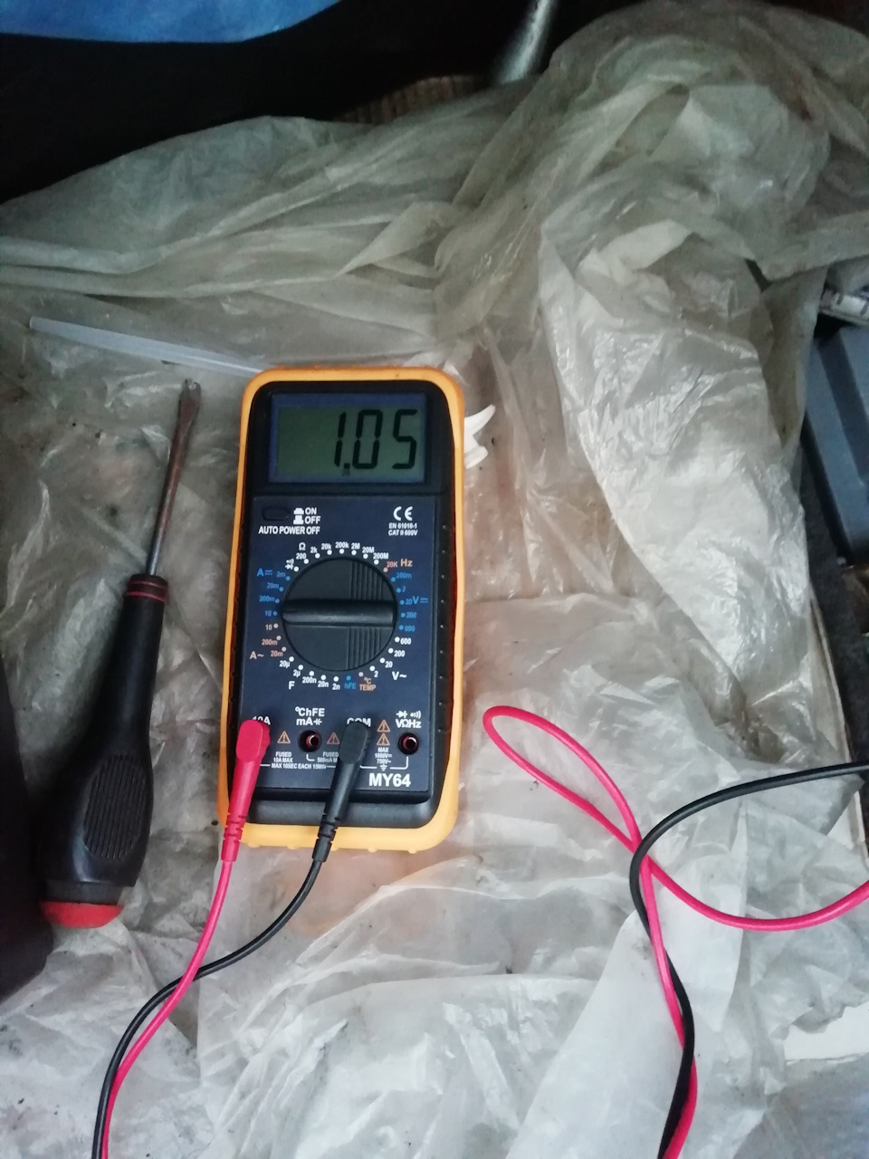 Замер тока утечки. Выявил пожирателя. — BMW 3 series (E46), 2 л, 2002 ...