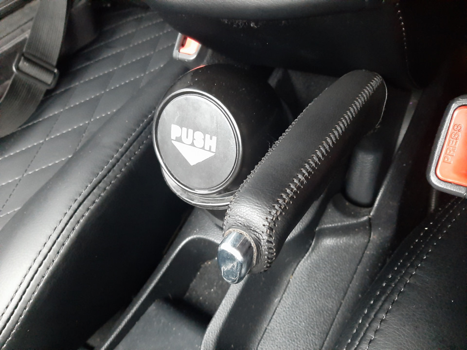 Кожаный чехол на ручник и смазка петель дверей — KIA Rio (3G), 1,4 л ...