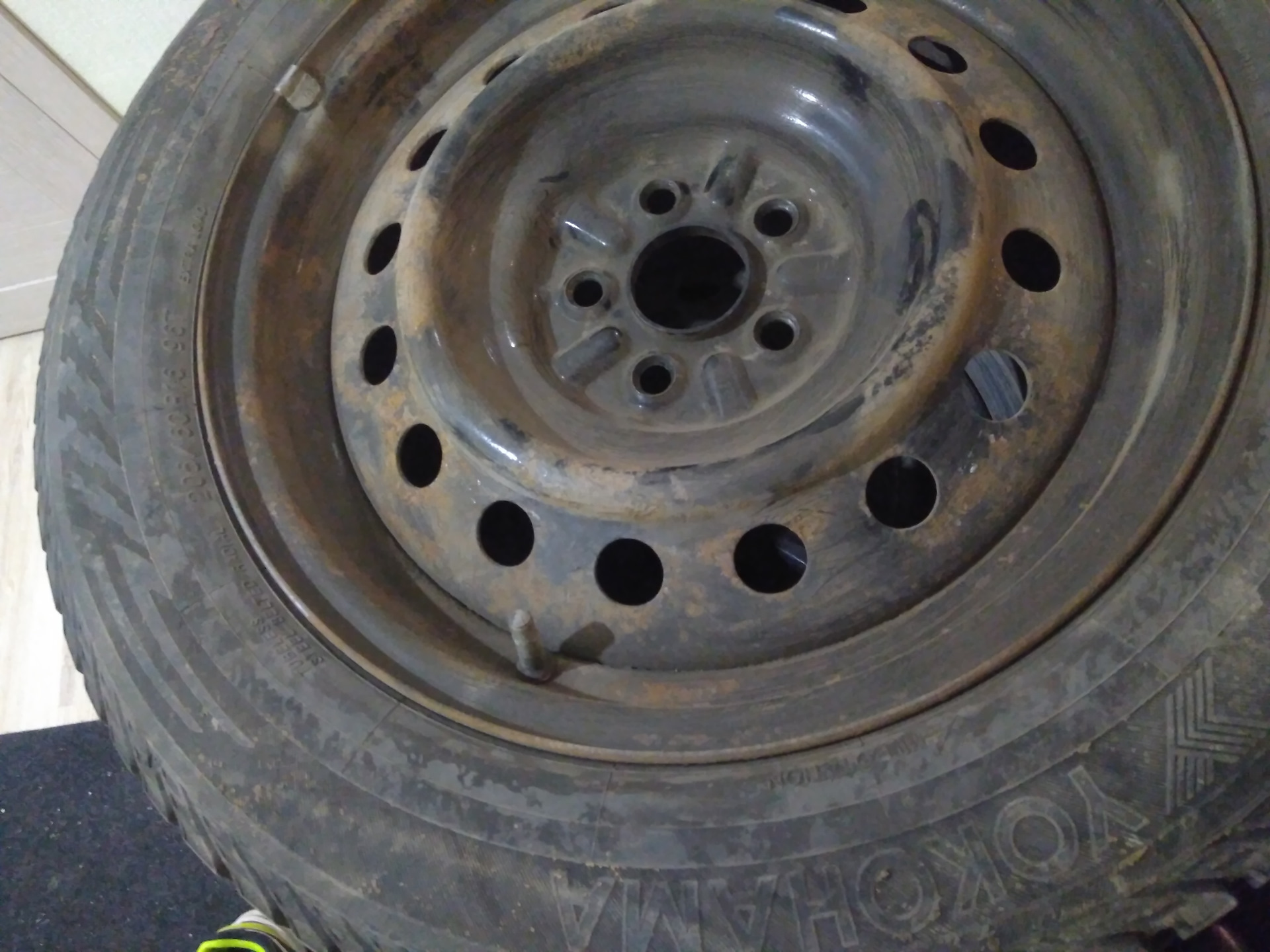 Покраска дисков с пескоструем — Pontiac Vibe (1G), 1,8 л, 2003 года ...