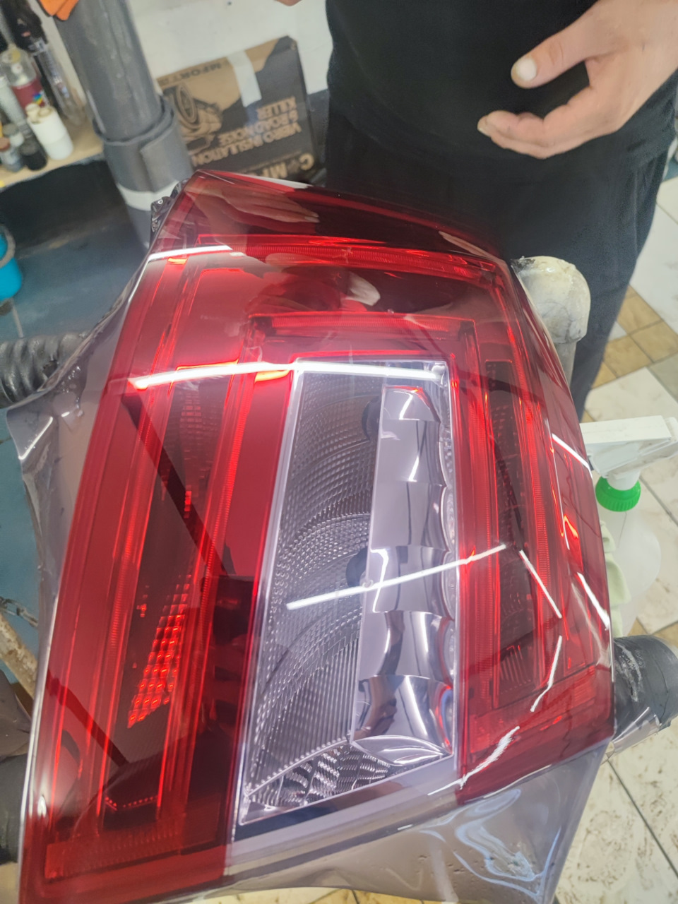 Тонировка задних фонарей — Skoda Octavia A7 Mk3, 1,8 л, 2013 года ...