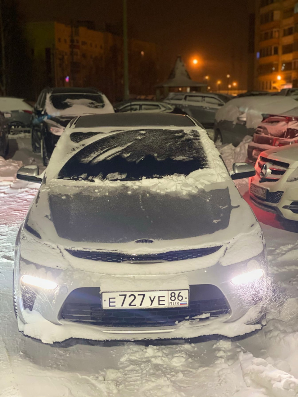 Чё там по зиме в Юганске? — KIA Rio (4G), 1,6 л, 2019 года | фотография |  DRIVE2