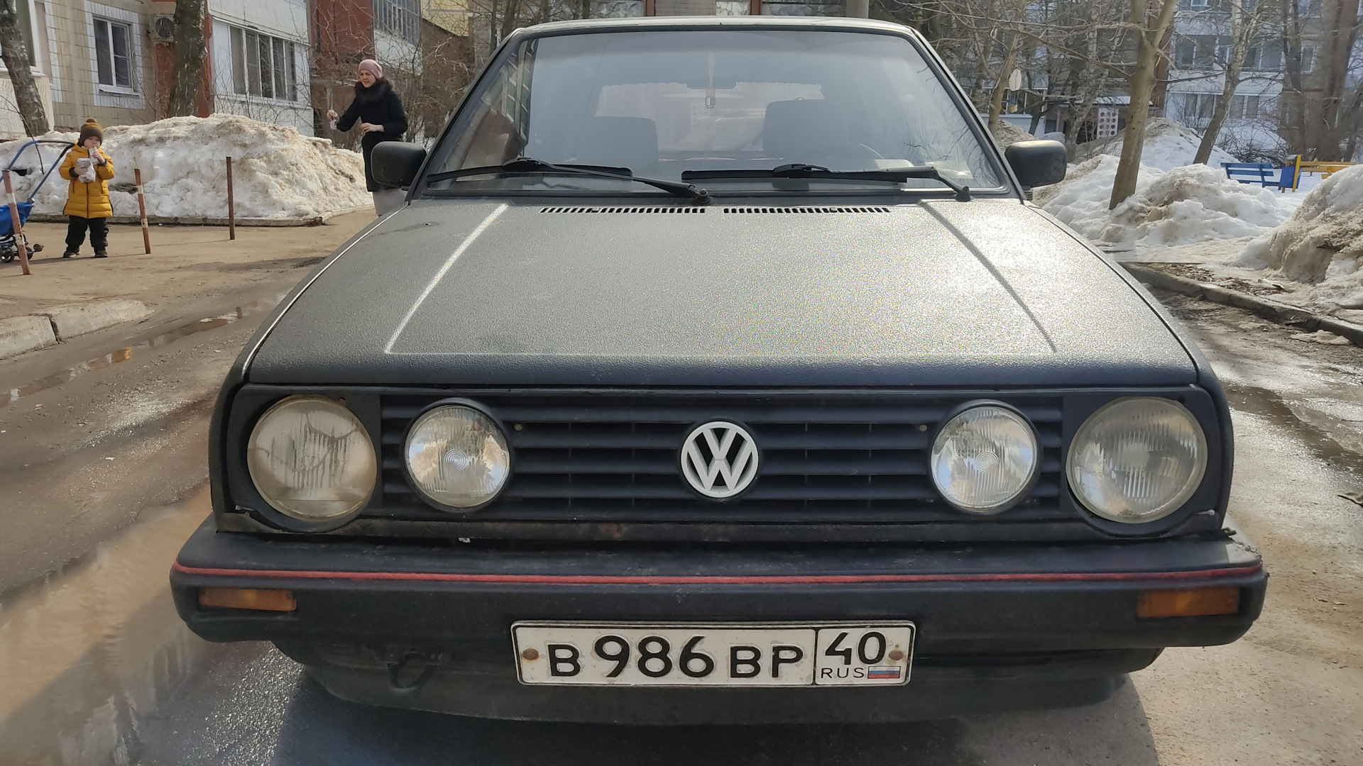 Volkswagen Golf Mk2 1.6 бензиновый 1989 | Старая Бабка на DRIVE2