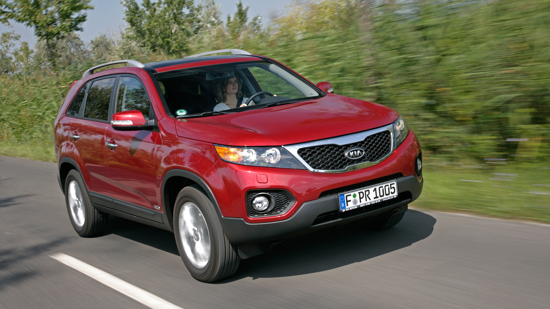 Kia Sorento 2021 красный