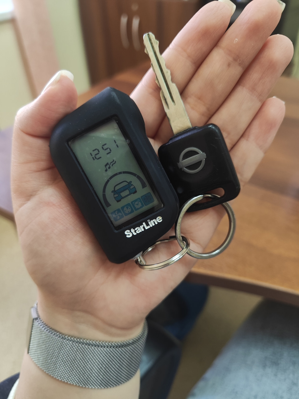 Замена автосигнализации — Nissan Almera Classic (B10), 1,6 л, 2007 года ...