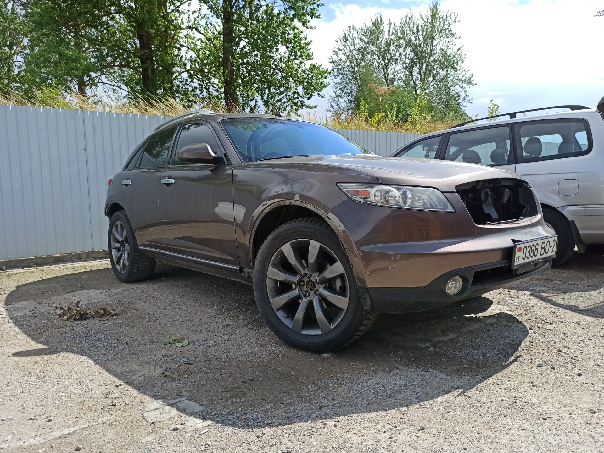 39 Подготовка к пескострую днища, замена масла АКПП — Infiniti FX (1G), 3,5  л, 2003 года | кузовной ремонт | DRIVE2