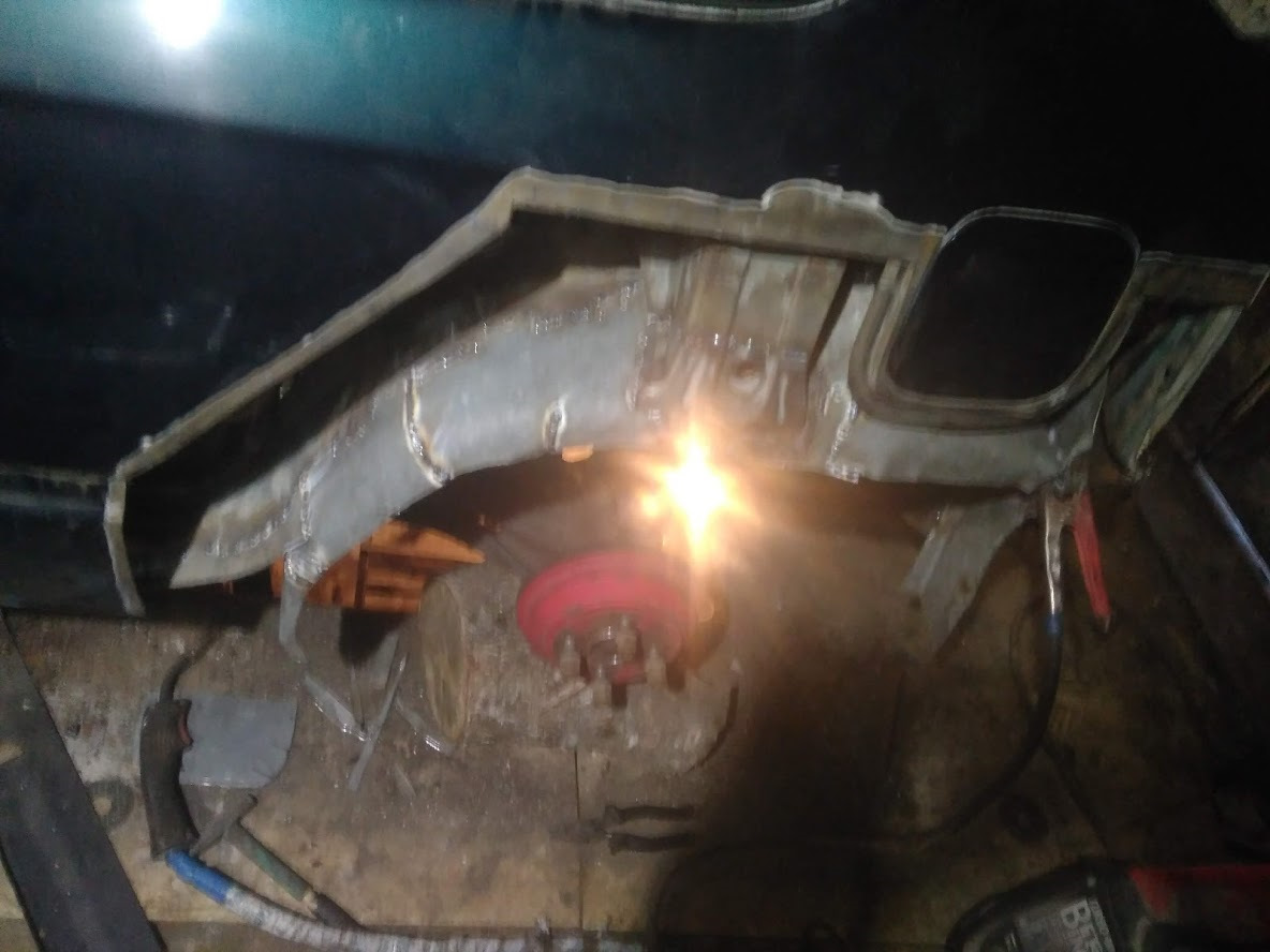 Переварка арок и порогов — Honda Civic Hatchback (6G), 1,4 л, 1996 года ...