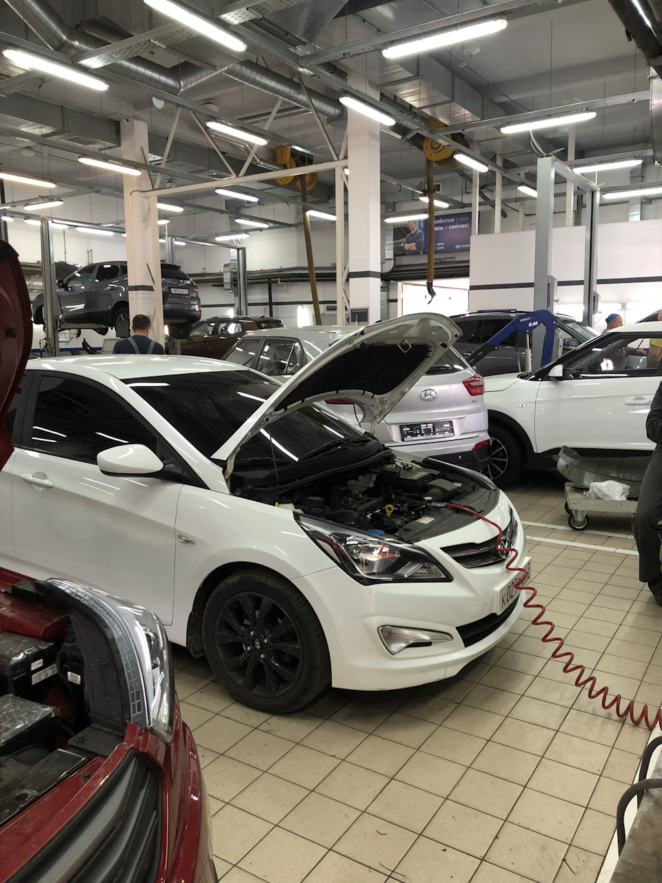 Диагностика двигателя у ОД. Катализатор. — Hyundai Solaris (1G), 1,6 л ...