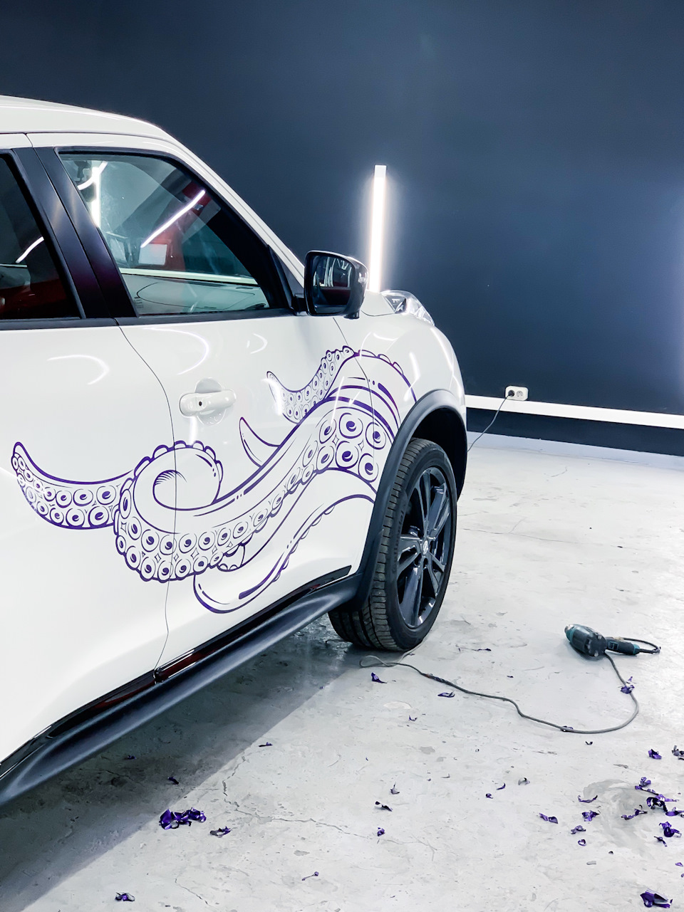 🐙Виниловая наклейка. От эскиза до реализации — Nissan Juke (1G), 1,6 л,  2018 года | стайлинг | DRIVE2