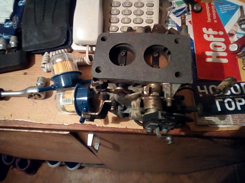 Чистка и замена диафрагмы на Карбюраторе Солекс "ДААЗ" — Москвич ...